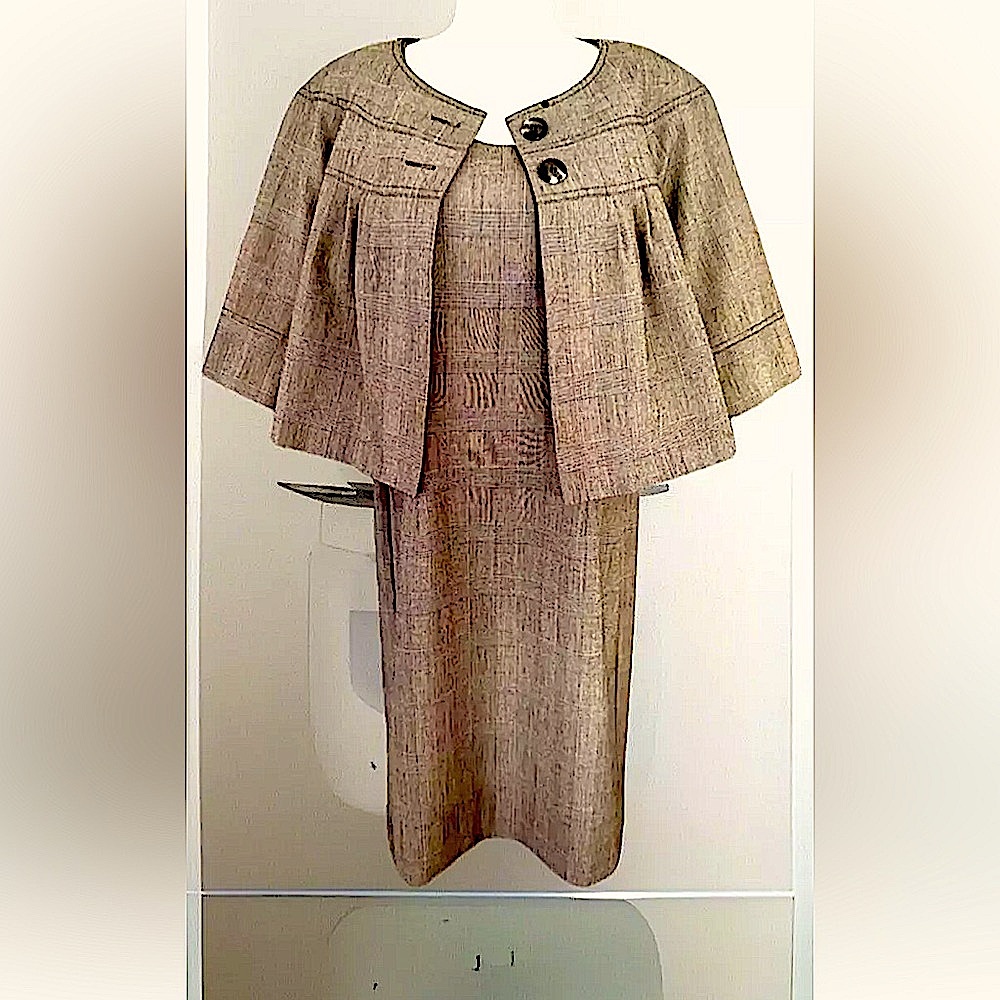 ☑️JESSICA HOWARD☑️ 2-PC LINED SHEATH DRESS & CROPPED A-LINE JACKET NWOT🖤